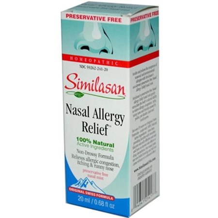 SIMILASAN Similasan 0608166 Nasal Allergy Relief - 0.68 fl oz 608166